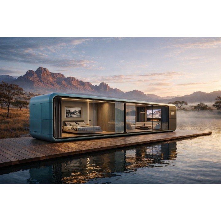 Double Room Pod (Horizontal)