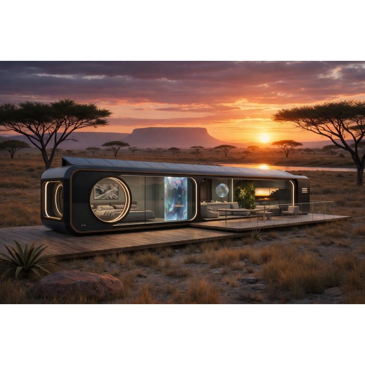 Double Room Pod (Horizontal)